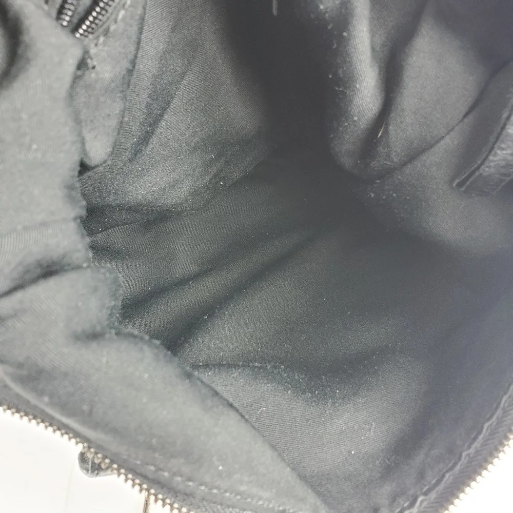 Innue Italy Black Leather Hobo Handbag